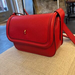 Alexander McQueen Vibrant Red Crossbody Bag